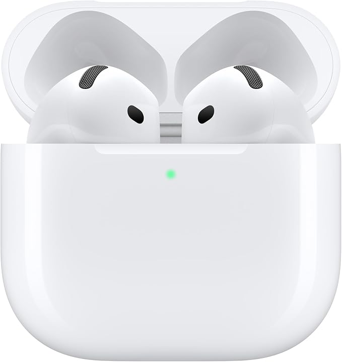Apple AirPods 4 Wireless Earbuds, Bluetooth Headphones, with Active Noise Cancellation, Adaptive, Transparency Mode, Personalized Spatial Audio, USB-C Charging Case, Wireless Charging, H2 Chip - Image 2