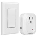 SURAIELEC Wireless Wall Switch Remote Control Outlet, No Wiring Needed by SURAIELEC