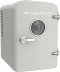 Frigidaire Retro Mini Personal Fridge Cooler, Holds Up to 6 Cans (1 Gal), Portable & Compact, AC Plug & 12V Car Charger (Moonlight) by Unknown