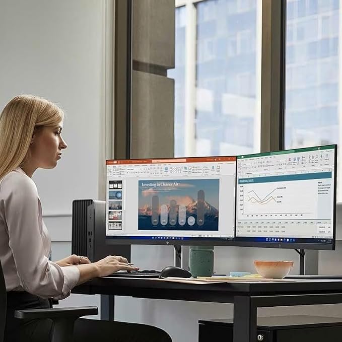 HP ProDesk G7 SFF Desktop Computer, Intel Processor, Dual 4K Display Support| 32GB RAM, 1TB Storage HDD & 128GB SSD| Wi-Fi| Bluetooth| HDMI| Wins 11 Pro| Keyboard & Mouse| Business & Personal Use - Image 7