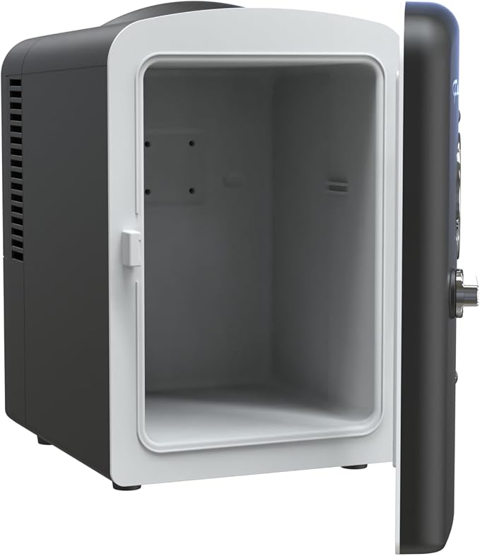 Frigidaire EFMIS171 Retro Mini Portable Personal Fridge - Ideal for Home, Office or Dorm - Includes Carrying Handle, AC/DC Wall/Car Charger - Image 7