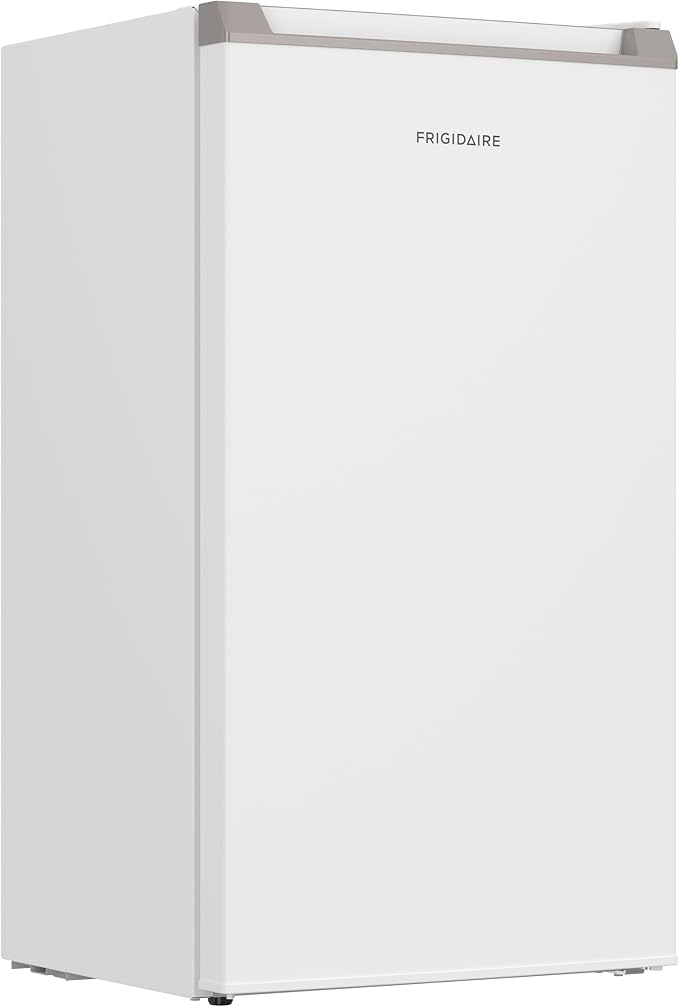 Frigidaire Mini Refrigerator, Compact Freezer Compartment, Adjustable Thermostat Control, Reversible Door, Contemporary Series, 3.2 cu ft, White - Image 4