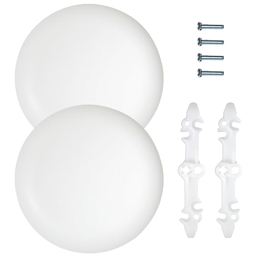 MAKERELE CP3540 Round Wall Cover Plate Kits, Include 2 x CP3540 Plate 2 x by MAKERELE
