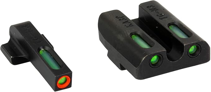 Truglo TFX PRO Handgun Sight, Glowing Shock Proof Tritium and Fiber Optic Night - Image 2