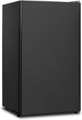 3.2 Cu.Ft Small Refrigerator Single Door, Mini Fridge for Bedroom Office Dorm Kitchen Undercounter, Compact Cooler with Removable Glass Shelves Quite Operation, Black by SMETA