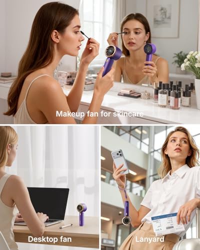 SWEETFULL Portable Handheld Fan, Mini Rechargeable Personal Hand Fan - Image 6