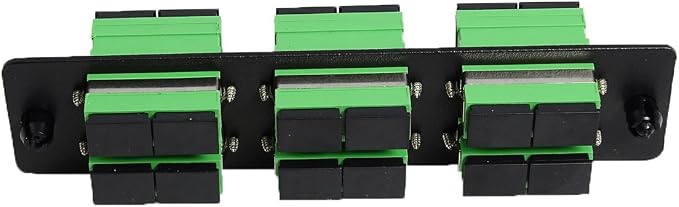 RiteAV LGX Footprint Fiber Optic Cable SC Adapter Patch Panel 6 Ports Loaded - Image 3