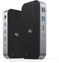 Laptop Docking Station, 16 in 1 USB C Docking Triple Monitor, USB C Dock Station by LIONWEI