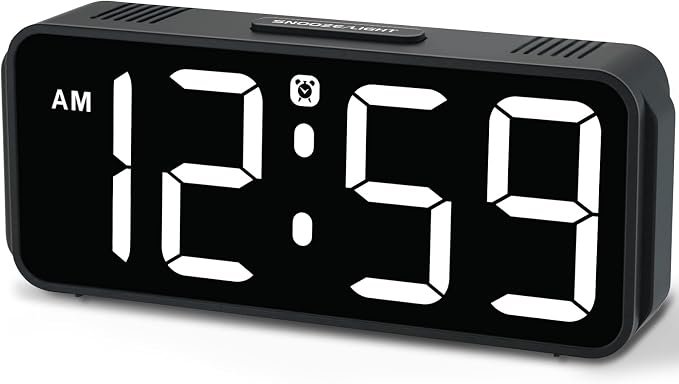Peakeep Tiny Small Digital Alarm Clock Plug in by PEAKEEP