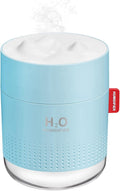 Portable Mini Cool Mist Humidifier, 500ml USB Personal Desktop Humidifier for Baby Bedroom Travel Office Home, Auto Shut-Off, 2 Mist Modes, Super Quiet, Blue by Unknown