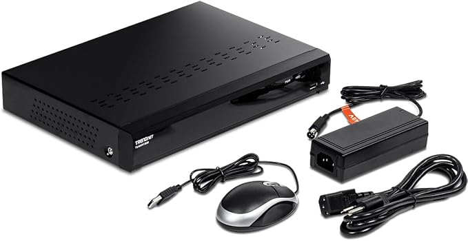 TRENDnet 8-Channel UHD PoE NVR, TV-NVR1508, H.264/H.265 4K, Supports one 4K by TRENDnet