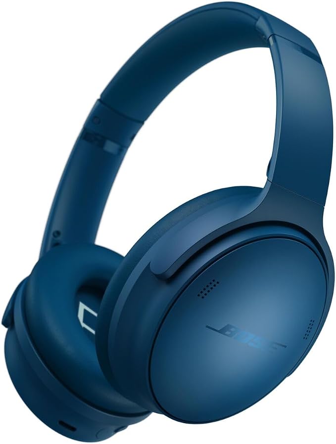 Bose QuietComfort Headphones - Wireless Bluetooth Headphones, Active Over Ear Noise Cancelling and Mic, USB-C Charging, Deep Bass, Up to 24 Hours of Playtime, Twilight Blue - Limited Edition Color | Wireless Bluetooth, Active Over-Ear Noise-canceling a... by Unknown