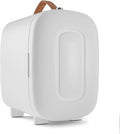 FANSEXPERT Mini Fridge for Bedroom, 4 Liter/6 Cans Skin Care Fridge Small Refrigerator, AC/DC Portable Mini Cooler & Warmer, Small Cosmetic Fridge for Camping, Dorm, Office, Car (White) by FANSEXPERT