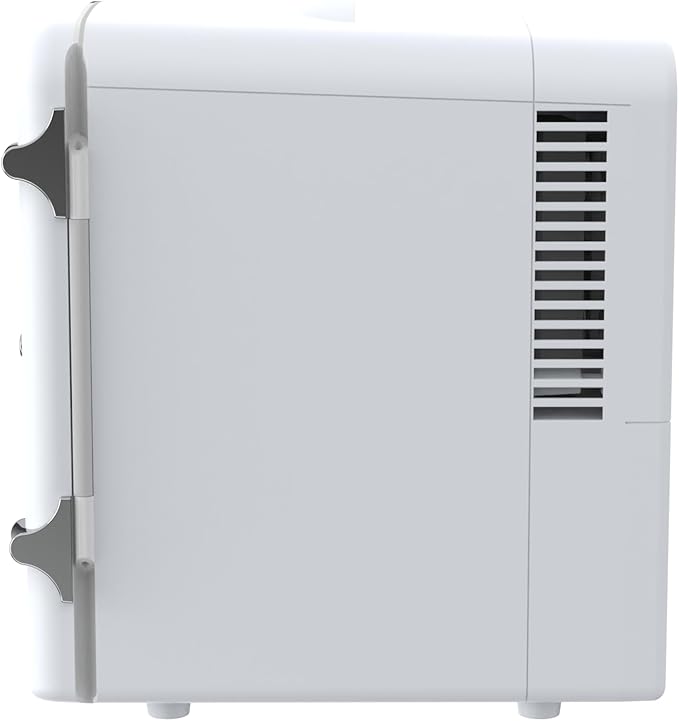 Frigidaire EFMIS171 Retro Mini Portable Personal Fridge - Ideal for Home, Office or Dorm - Includes Carrying Handle, AC/DC Wall/Car Charger (White) - Image 4