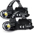 FINICO Rechargeable LED   Headlamp 99000 High Lumen(2 Pack) by FINICOLighting