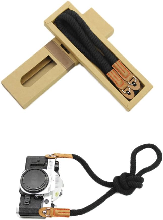 Vintage Handmade Leather Rope Camera Neck Strap - Image 2