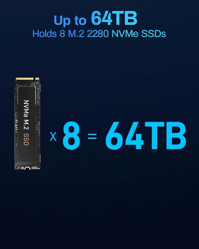 TERRAMASTER F8 SSD NAS Storage - Image 8