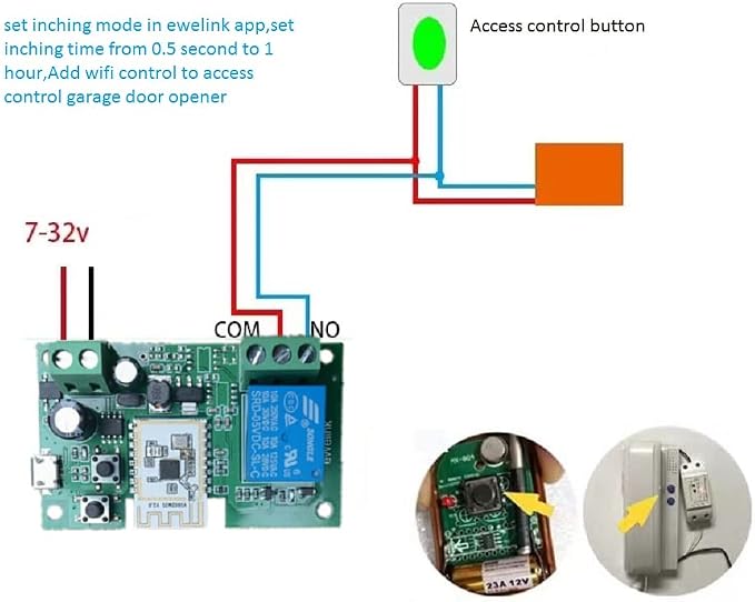 WiFi Smart Switch Relay Module for Home Automation, Add WIFI to access control - Image 5
