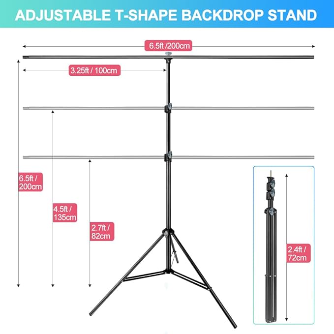 Green Screen Backdrop with Stand - Image 3
