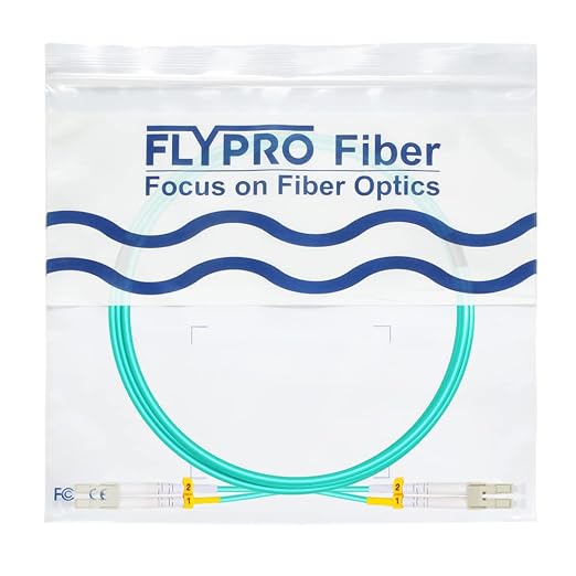 FLYPROFiber- LC to LC Fiber Patch Cable OM3 10M/33ft, Length Options: 0.2m-200m - Image 7