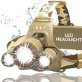 DanForce Headlamp. USB Rechargeable LED Head Lamp. Ultra Bright LUMINUS 1080 Lumen Headlamp Flashlight + Red Light. HeadLamps for Adults, Camping, Outdoors & Hard Hat Light. Zoomable IPX54 Headligh by DanForce