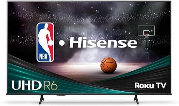 Hisense Smart TV 58-Inch 4K UHD R0KU LED Screen + Free Wall Mount with Wi-Fi Game Mode DTS Studio Sound Compatibility with Google Assistant and Alexa Motion Rate 120 HDR10 (Renewed) - Image 2