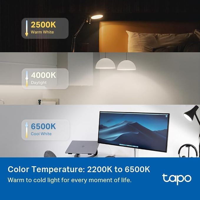 Tapo TP-Link Smart Light Bulbs, 1100 Lumens High Brightness, Matter-Certified - Image 7