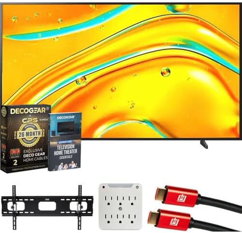 Sony K98XR50 BRAVIA 5 98" Mini LED 4K HDR TV (2025) Bundle with CPS Exclusive 26 Month Protection, Wall Mount, 2X HDMI Cables, Surge Adapter & Deco Gear Complete Home Theater Beginner's Guidebook by Unknown