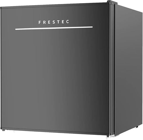 1.7 Cu.Ft Mini Fridge with Freezer, Mini Fridge for Bedroom, Small Refrigerator, Dorm Refrigerators with Freezer, Compact Refrigerator for Office, Apartment, Dorm, Bedroom (Black) by Frestec