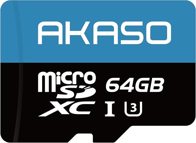 AKASO 64GB microSDXC U3 Memory Card by AKASO