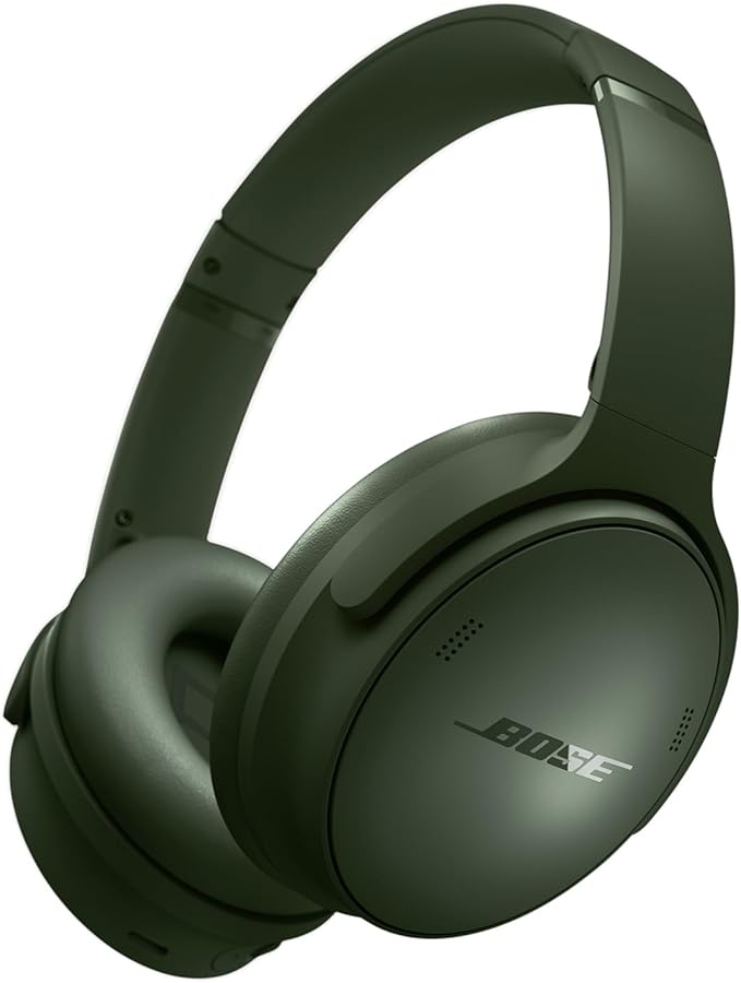 Bose QuietComfort Bluetooth Headphones, Wireless Headphones with Active Over Ear Noise Cancelling and Mic, Deep Bass, Up to 24 Hours of Playtime, Cypress Green - Limited Edition by Unknown