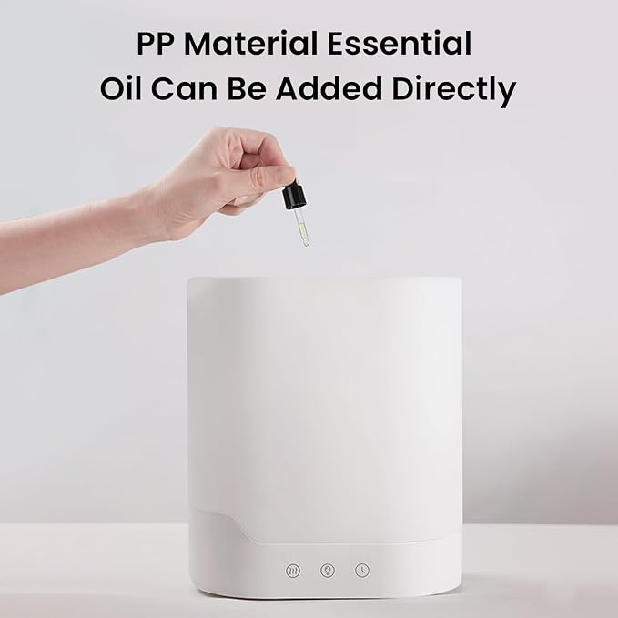 YOGIN Air Humidifier for Bedroom, 3L Top-Fill Cool Mist Humidifier & Essential Oil Diffuser, Ultra-Quiet <24dB, Smart Humidity Control, Up to 40H Runtime - Image 10