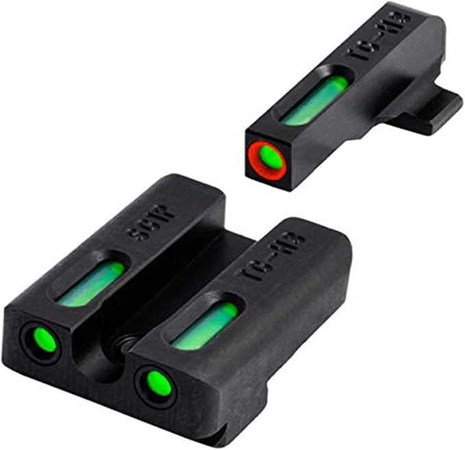 Truglo TFX PRO Handgun Sight, Glowing Shock Proof Tritium and Fiber Optic Night by TruGloInc-Sports