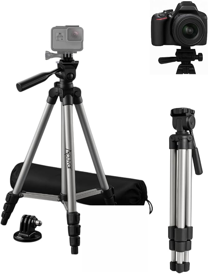 Acuvar 50" Aluminum Camera Tripod Stand by Acuvar