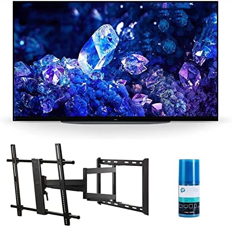 Sony XR48A90K 48" 4K Bravia XR OLED High Definition Resolution Smart TV with a Walts TV Full Motion Mount for 43"-90" TV's and Walts HDTV Screen Cleaner Kit (2022) by Unknown