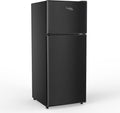 Cucina Magica Mini Fridge with Freezer, 3.8 Cu.Ft Small Fridge, Energy Saving, Low Noise,7 Adjustable Thermostat, Double Door Small Refrigerator for Dorm, Bedroom, Office by CucinaMagica