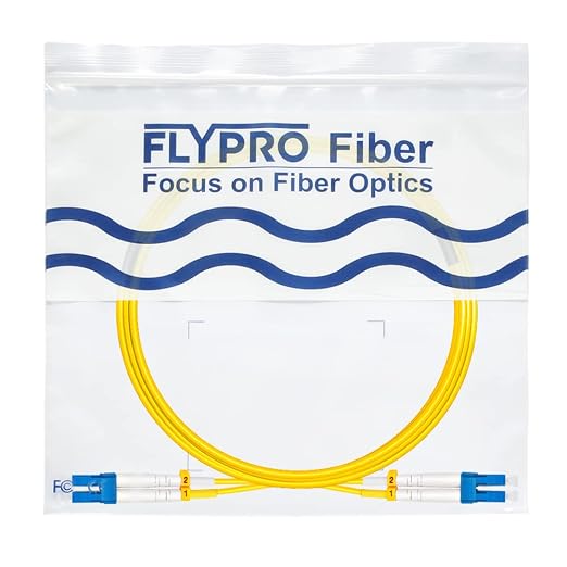FLYPROFiber- 15M OS2 LC to LC Fiber Patch Cable | Length Options: 0.2m-300m - Image 8