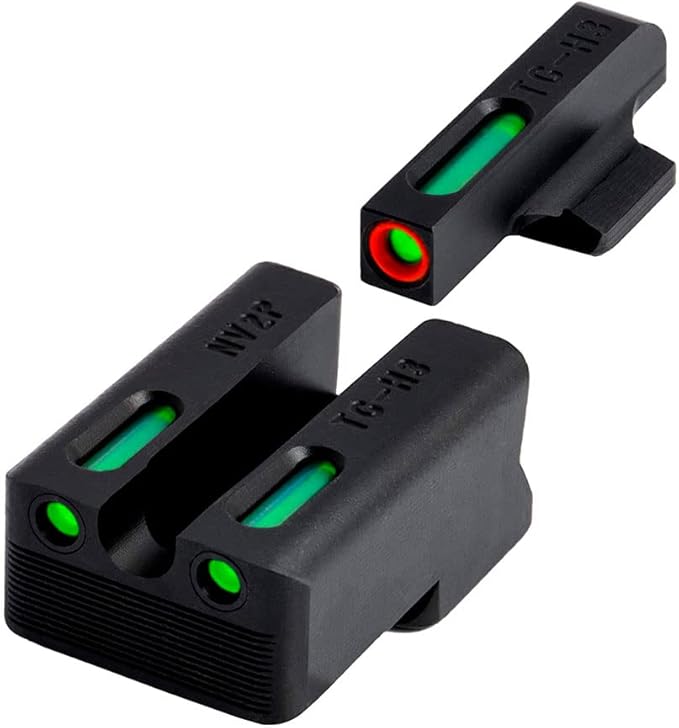 Truglo TFX PRO Handgun Sight, Glowing Shock Proof Tritium and Fiber Optic Night by TruGloInc-Sports