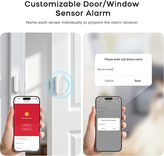 Alarm System for Home Security, SOS Button, Window Alarms, Door/Motion Sensors - Image 2