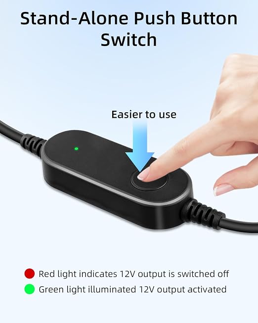 Dual Port USB A & USB C 5V to 12V DC 5.5x2.1mm Step Up Converter Cable - Image 2