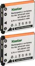 Kastar 2 Pack Battery for Fujifilm NP-45 NP-45A NP-45B and Fuji FinePix J10 J12 by Kastar