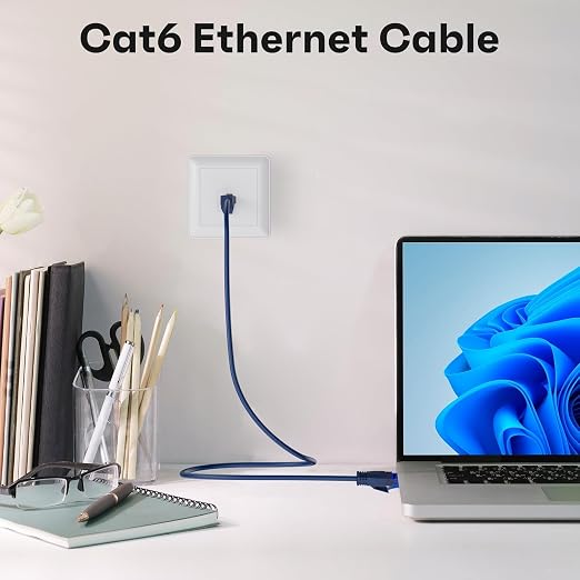 Cat6 Ethernet Cable 1 FT, Snagless Short Cat 6 Patch Cord, RJ45 Pure Copper - Image 3