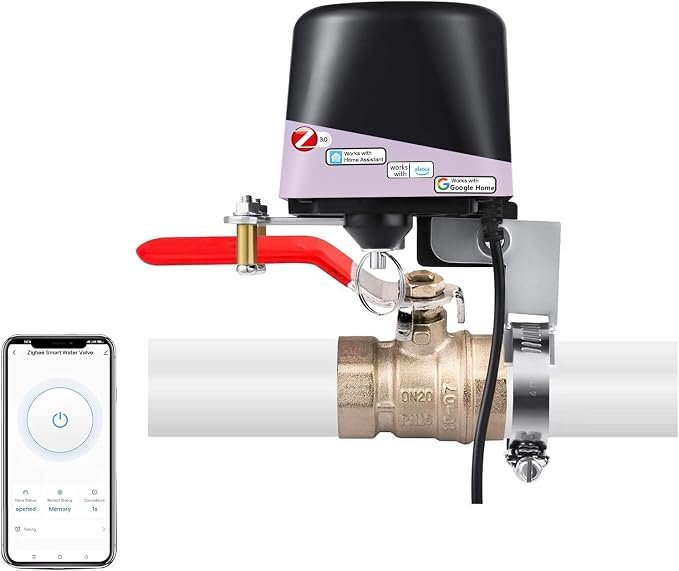 Jinvoo Zigbee Water Valve, Smart Water Valve, Sprinkler Controller, Electric by Jinvoo