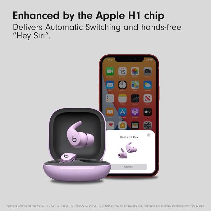 Beats Fit Pro with AppleCare+ for Headphones (2 Years) - Stone Purple - Image 7