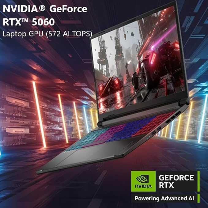 acer Nitro V 16S AI Gaming Laptop | Intel Core 7 240H Processor | NVIDIA GeForce RTX 5060 Laptop GPU (572 AI Tops) | 16" WUXGA IPS 180Hz Display | 32GB DDR5 | 1TB Gen 4 SSD | Wi-Fi 6 | Win11 Pro - Image 2