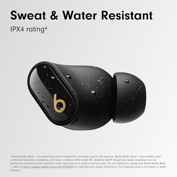 Beats Studio Buds + - Black / Gold with AppleCare+ (2 Years) - Image 11