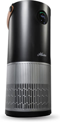 Hunter Fan Company Humidifier and Air Purifier In One, Advanced Filtration Air Purifiers for Home, Air Purifiers for Home Pets, Humidifiers for Bedroom and Humidifiers for Bedroom Baby, Black/Silver by HunterFanCompany