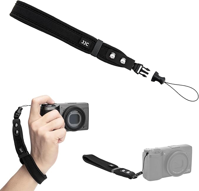 JJC Camera Wrist Strap, Soft Neoprene Hand Strap by JJC