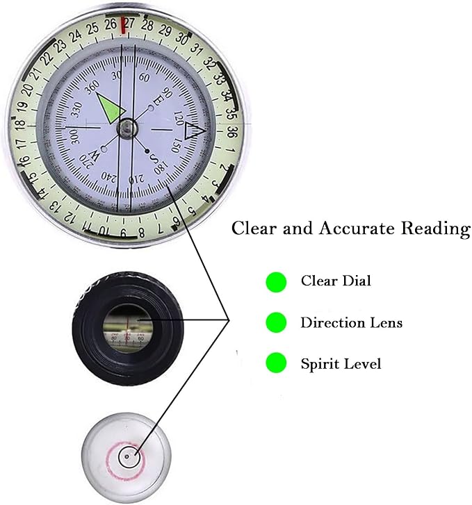 Compass, Hiking Compass for Survival - Image 4