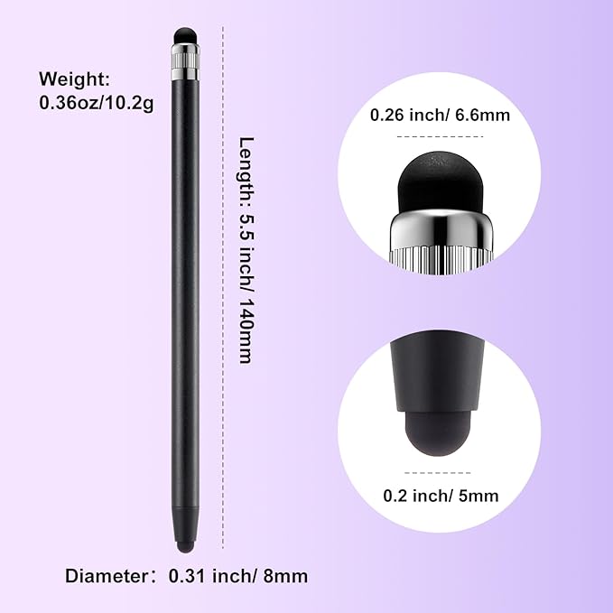 Stylus Pen for Touchscreen, ChaoQ 10pcs High Sensitivity and Precision Stylus - Image 2